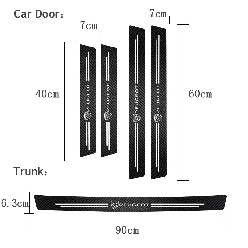 Peugeot Door Sill Protector Sticker Detail 7