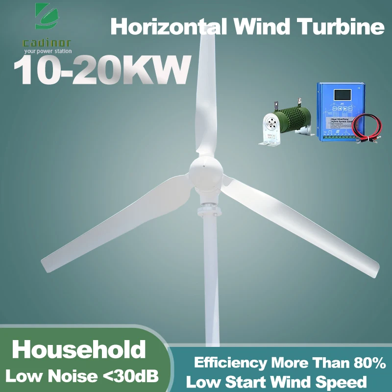 4KW 12V 24V 48V Efficient Wind Turbine Generator CE Roof Mount Residential Home Use Windmill