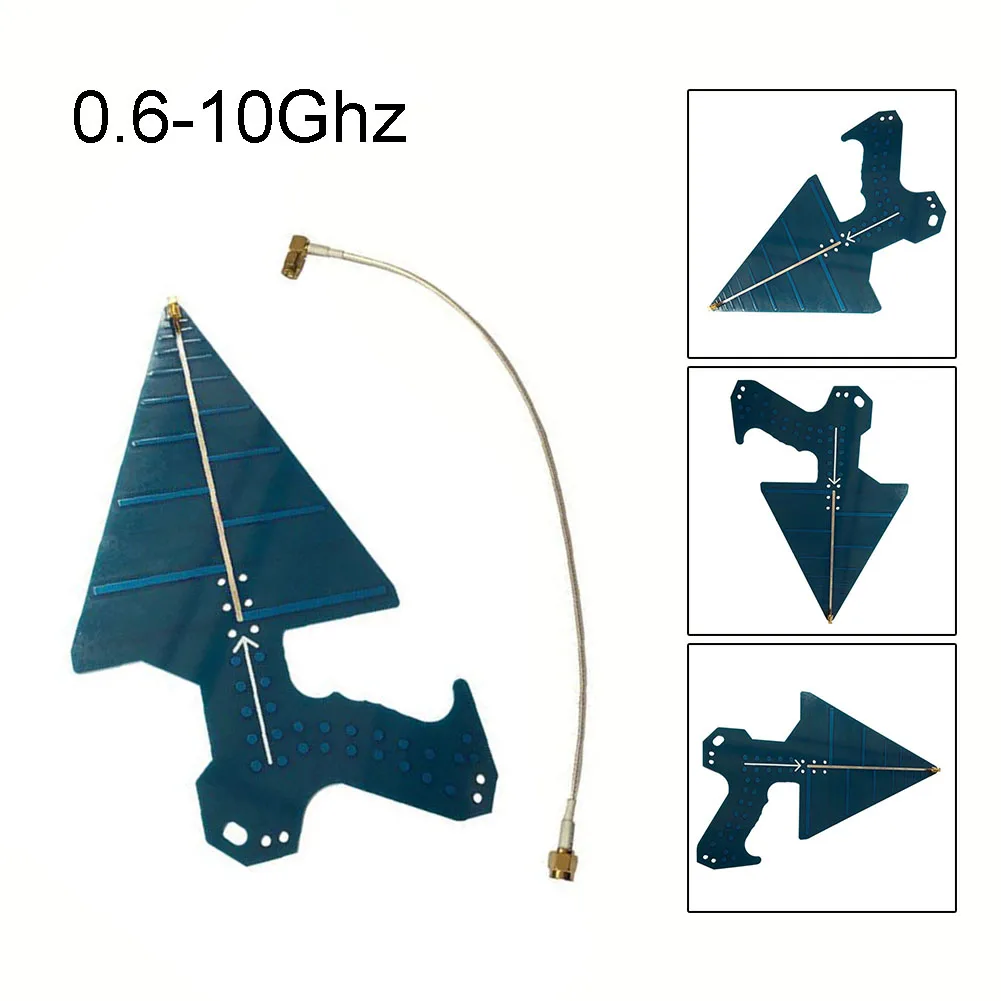 

1set Log Antenna 0.6 To 10Ghz Direction Finding Antenna For Spectrum Signal Analysis Electronic Tools Accessories Parts