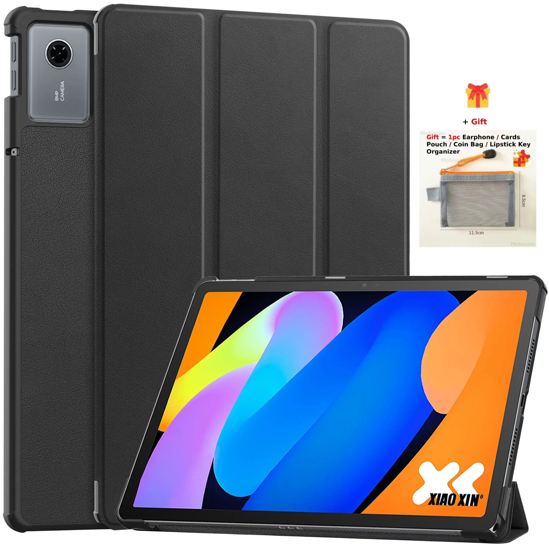 Premium Trifold Magnetic Stand PU Leather Tablet Cover