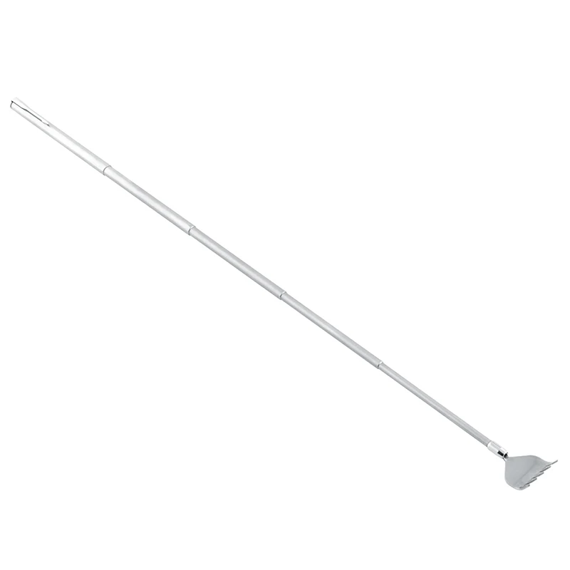 Steel Telescopic Back Scratcher Telescopic Pen Clip Portable Back Scratcher Itch Massage Tool 1pcs