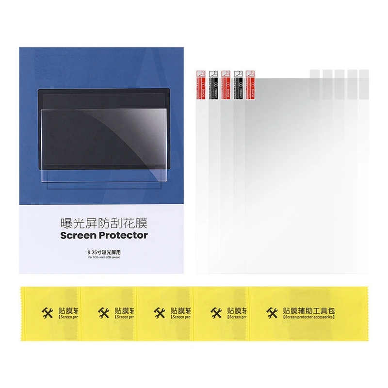 

5 шт./упаковка, протектор экрана 9,25 дюйма для Photon Mono X 6K для Photon M3 Plus, запасные части для 3D-принтера, аксессуары, запчасти