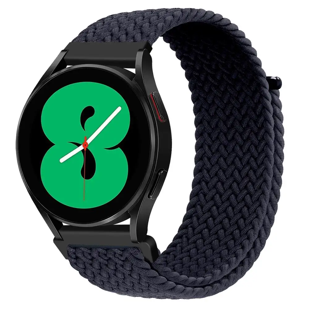 Braided Solo Loop Elastic Smartwatch Bracelet Band