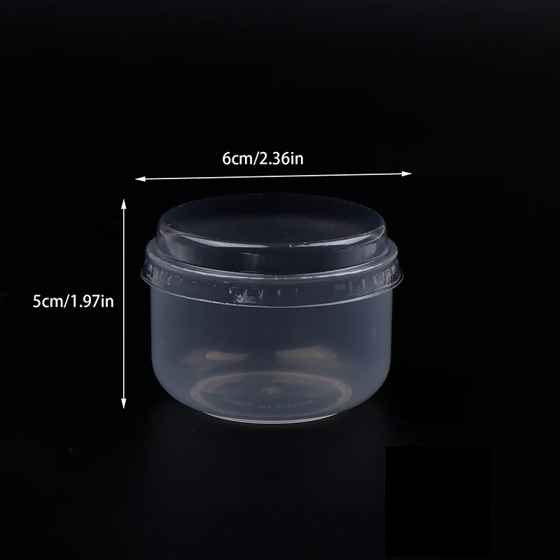 10Sets Food Container Japanese Caramel Mini Measuring Cup High Temperature Resistant Clear Plastic Condiment Containers 6