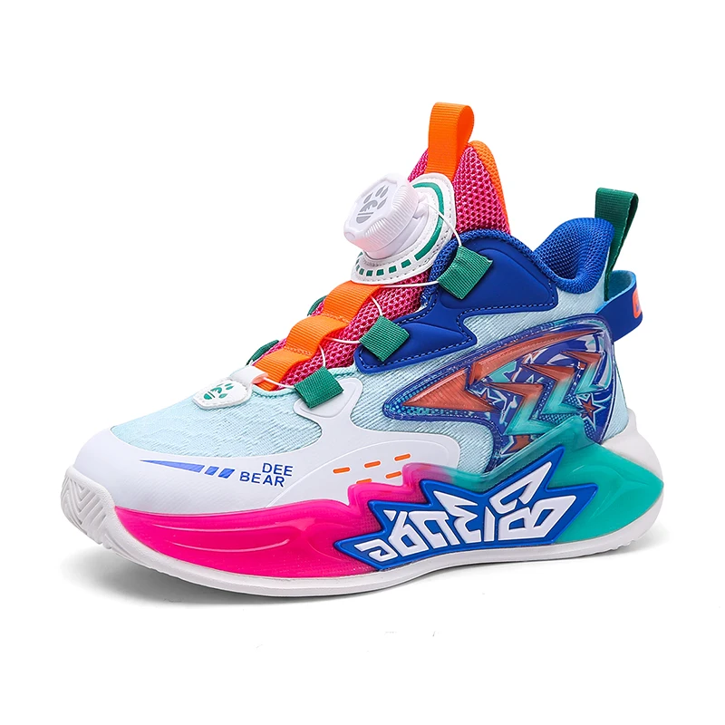 

Children Shoes Boys Brand Basketball Shoes Breathable Outdoor Running Sports Tenis for Boy Shoes Non-slip Kids Casual Sneakers