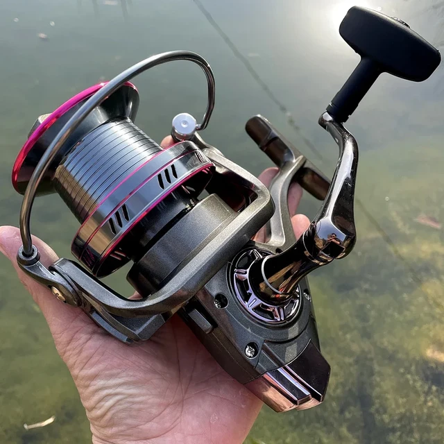 Fishing Reel 4.0:1 Max Drag 8kg 12+1bb 9000-12000 Aluminium Spool Spinning  Reel - Fishing Reels - AliExpress