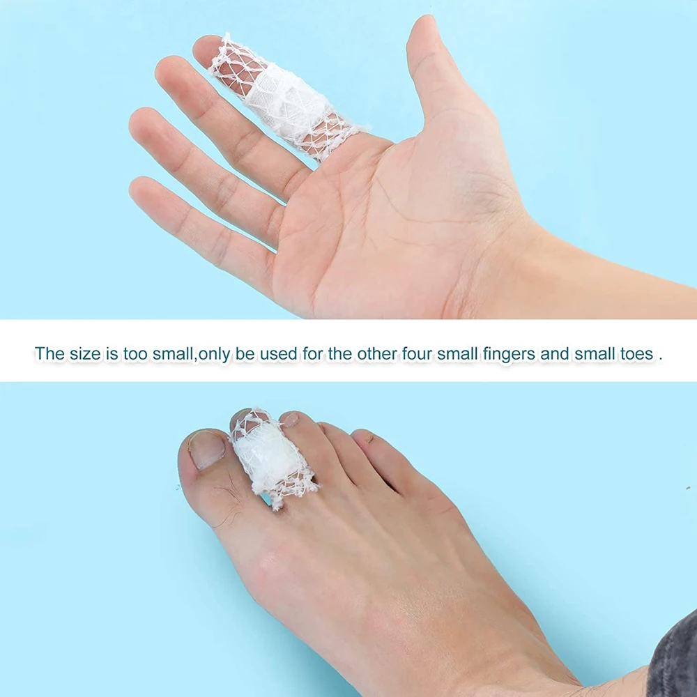 Elastic Net Wound Dressing Net Tubular Bandage Mesh Tubing Tubular Gauze Fix Breathable Bandage Retainer 1Roll for Wrist Elbow