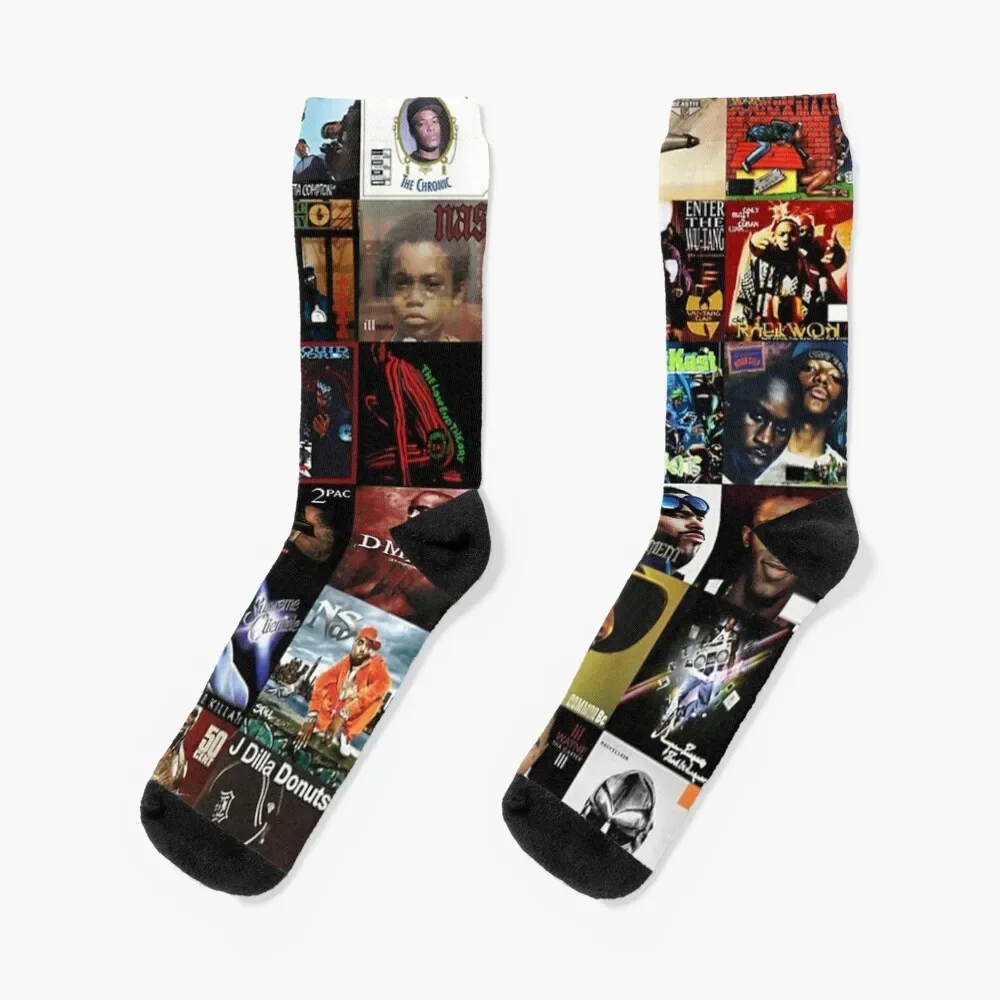 

HIP HOP HISTORY Socks custom Sports anime winter gifts Boy Socks Women's