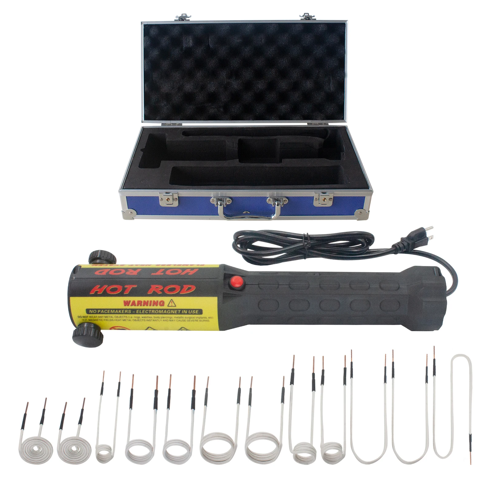 

1000W Handheld Flameless Electromagnetic Induction Heater With 12 Pieces Coil Kits For Auto Use Bolt Remover 110V 220V