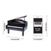 Cute Piggy Bank Coins Cash Storage Box Piano Shape Money Box Safe Deposit Box for Kids Birthday Gift Living Room Ornaments 6