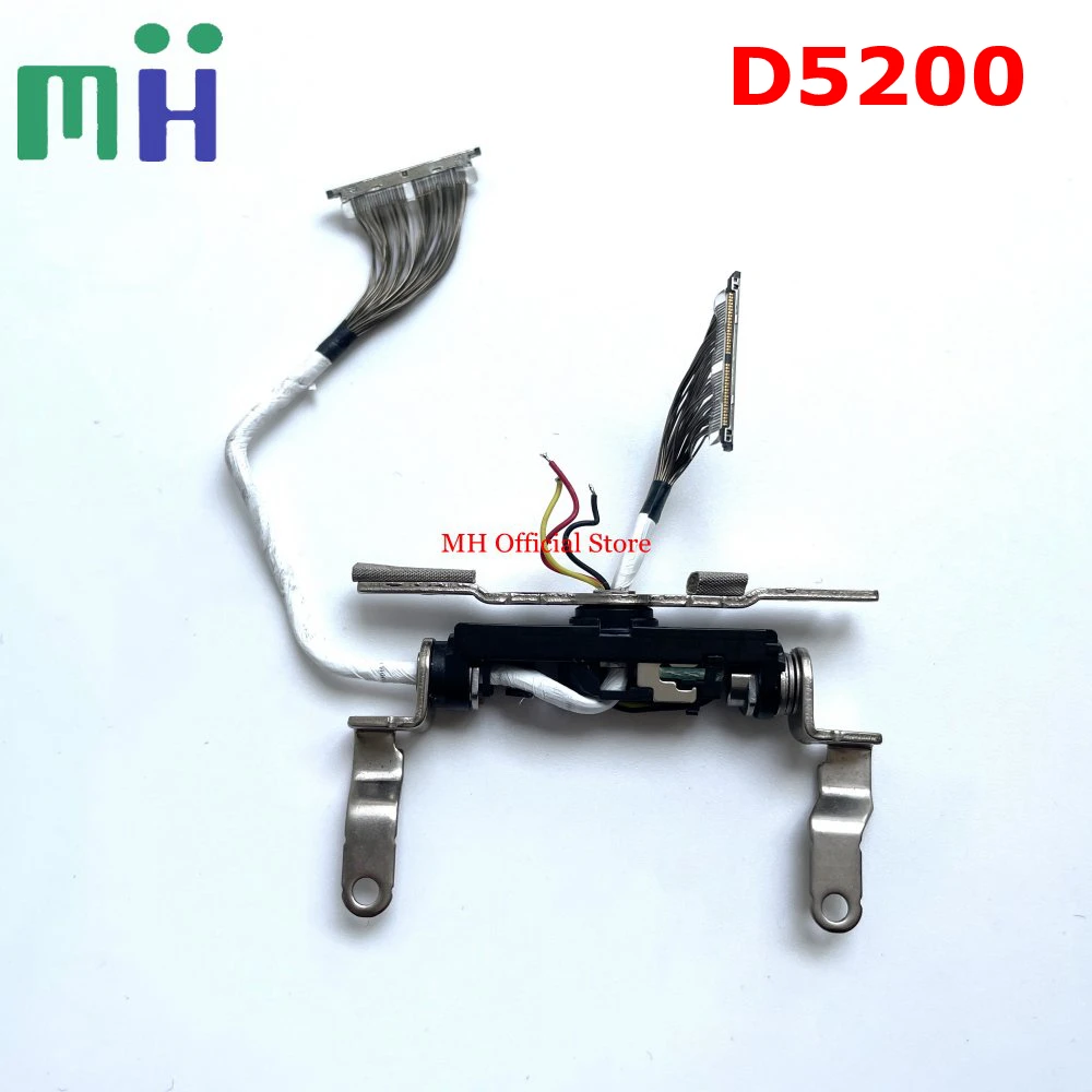 For Nikon D5200 LCD Hinge Flex Back Cover Screen Display Rotating Shaft Cable FPC Connect Mainboard Repair Part