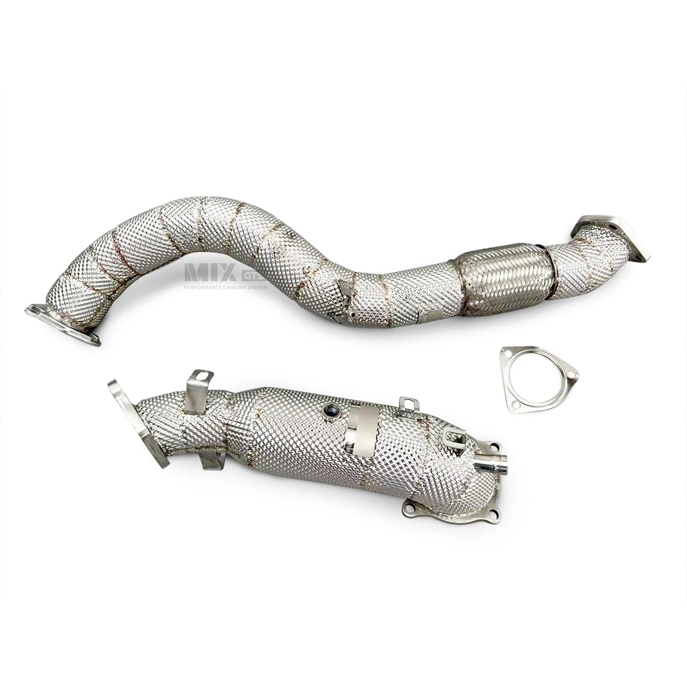 シビックTYPE R fl5 ダウンパイプ エキゾーストシステム304ステンレス鋼,ホンダシビックTYPE-R fl5