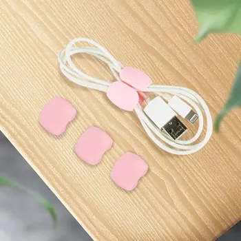 20/10/5 Pcs Charge Cable Protectors Travel Data Cord Clip Decoration Earphone Charging Cables Storage Buckle Cable Organizer 10