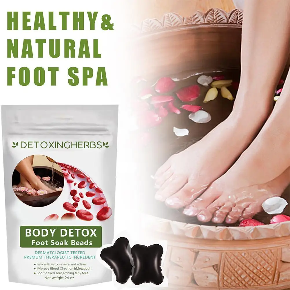 

10pcs Foot Cleansing Soak Gel Sugar Regulat Foot Soak Dehumidification Detox Relieve Fatigue Natural Herbal Slimming Foot Bath