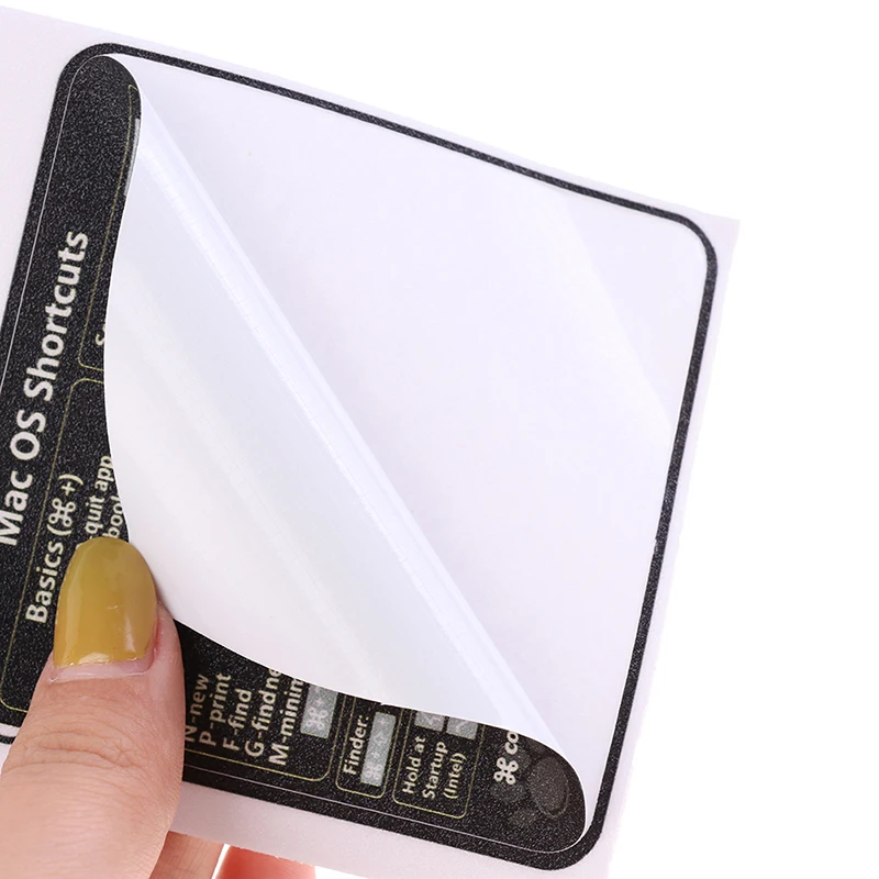 Mac OS Reference Keyboard Shortcut Sticker Adhesive for PC Laptop