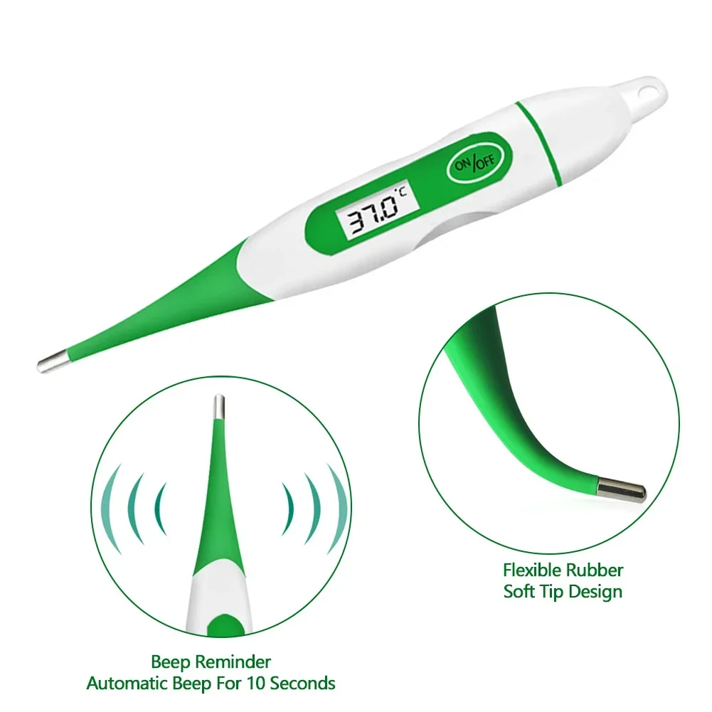 Digital LCD Animal Thermometer Farm Pig Cow Sheep Dog Cat Thermometer Animals Electronic Tools Veterinaria Supplies