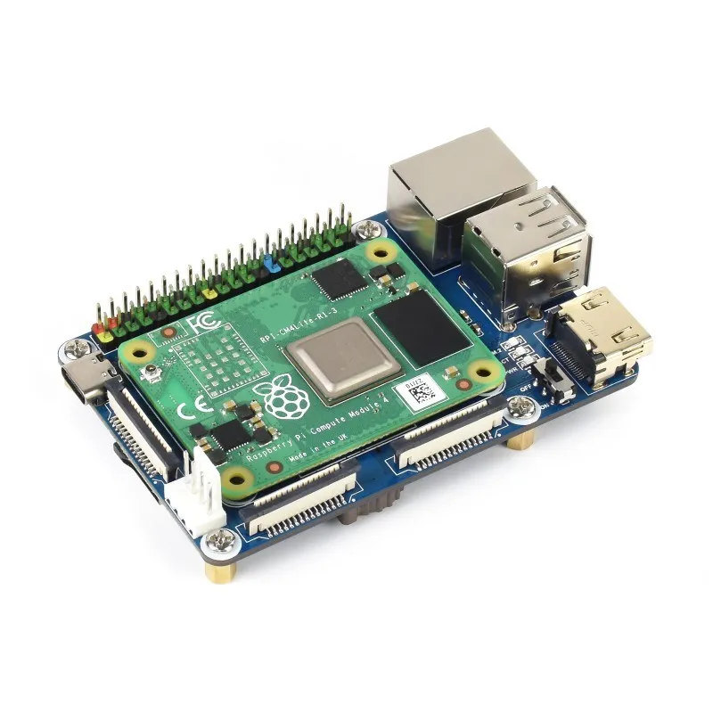   ǻƮ  4 ̴Ϻ̽  (B) º Ŀ, CSI/DSI/RTC//USB/RJ45 ⰡƮ ̴/M.2  CM4 