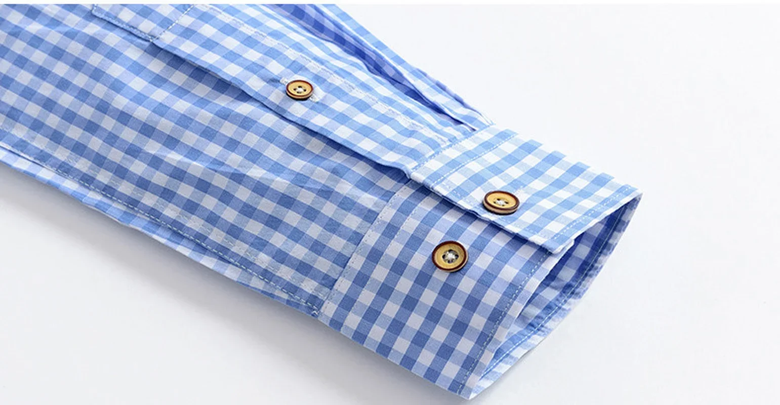 Plaid for Men Long Sleeve Shirts 100% Cotton Casual Men's Dress Shirts Regular Fit Checkered Shirt Soft Comfortable Male cotton shirt,long sleeve shirt,men casual shirt