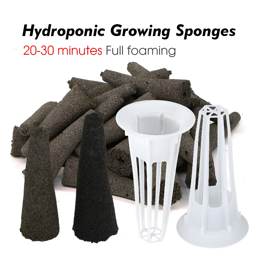 Hydroponic Indoor Garden Starter Kit with Seed Pods and Growth Medium