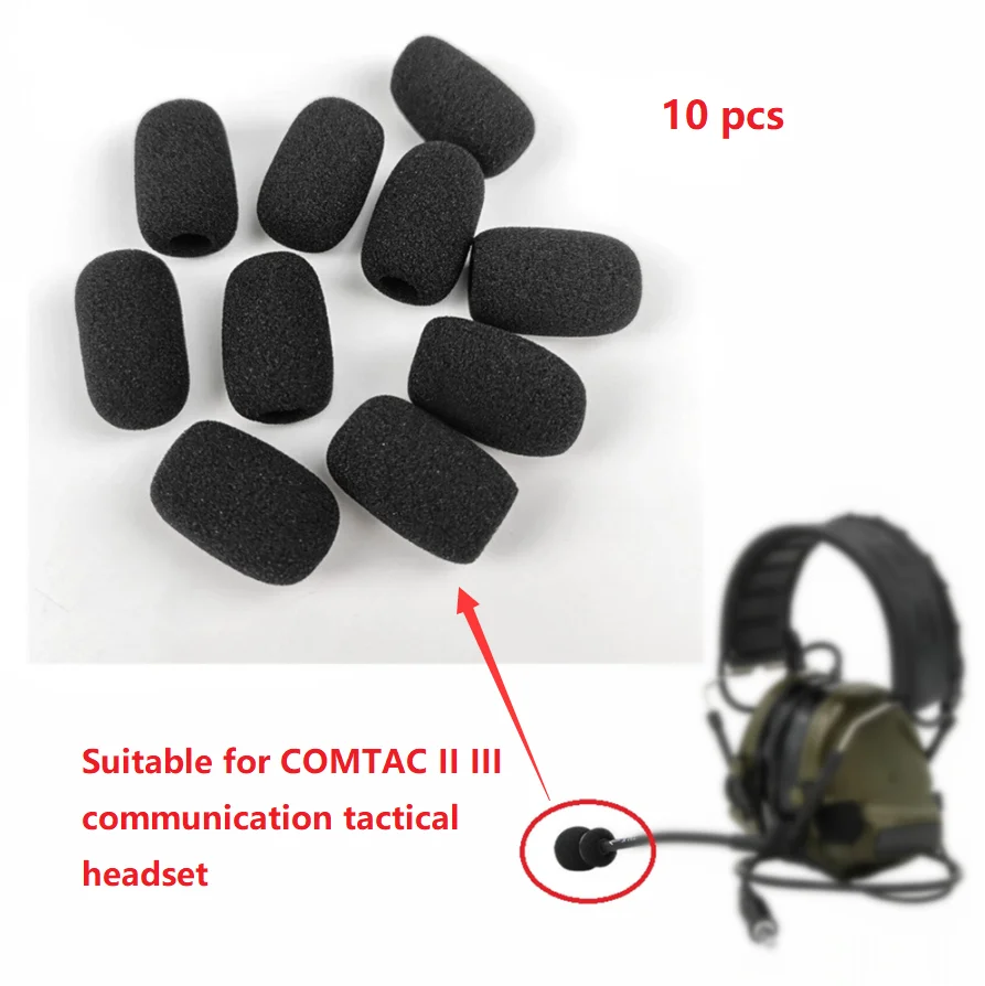 Tactical Headset Sponge Cover Accessories For Peltor Shooting Headset Comtac Ii Noise Reduction Headset Intercom Accessories - AliExpress