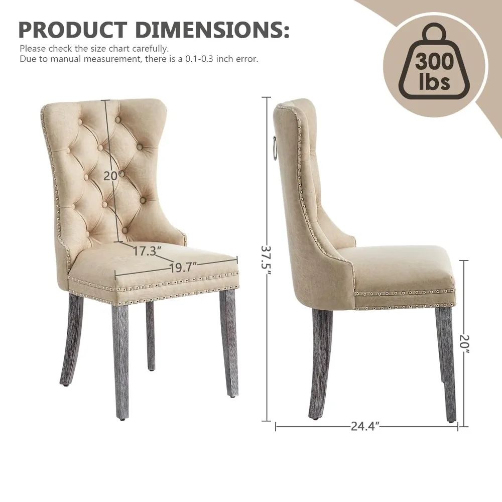 Wingback Dining Chairs 2