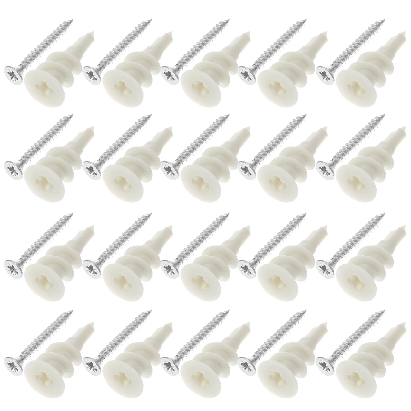 

Anchors Wall Anchors Self Drilling Drywall Screws Crew Cut Nylon Plastic Expansion Drywall Anchor Pipe Tube Kit 15x32mm
