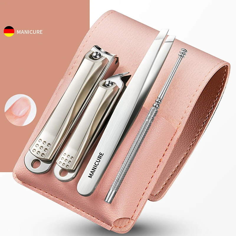 

Manicure Set Surgical Grade Scissors Stainless Anti Splash Nail Clippers Tool Pedicure Set Home Portable Travel Kit Nail Scissor