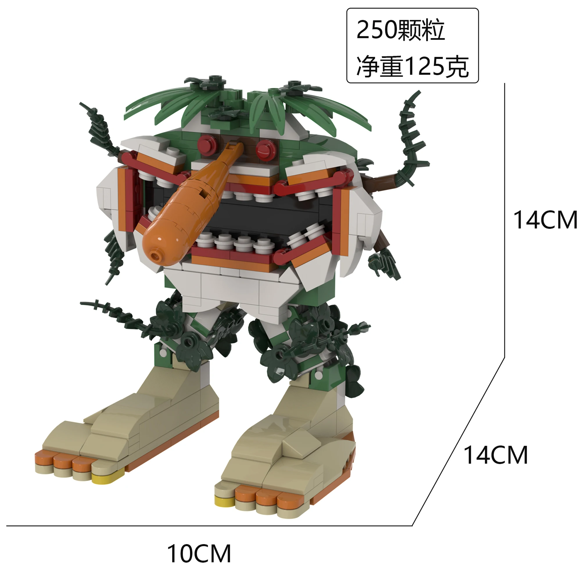 New Italian Brainrot Animal Tung Sahur Bricks Toy Tralalero