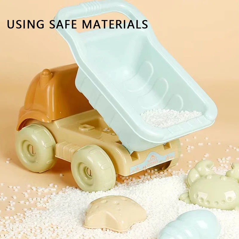 Outdoor Beach Toys Kid Toy Fun Shovel Molds Beach Bucket Set Hold Sand Digging Tools Bucket Gift Kid Sand Toy Sand Digging Tools 3