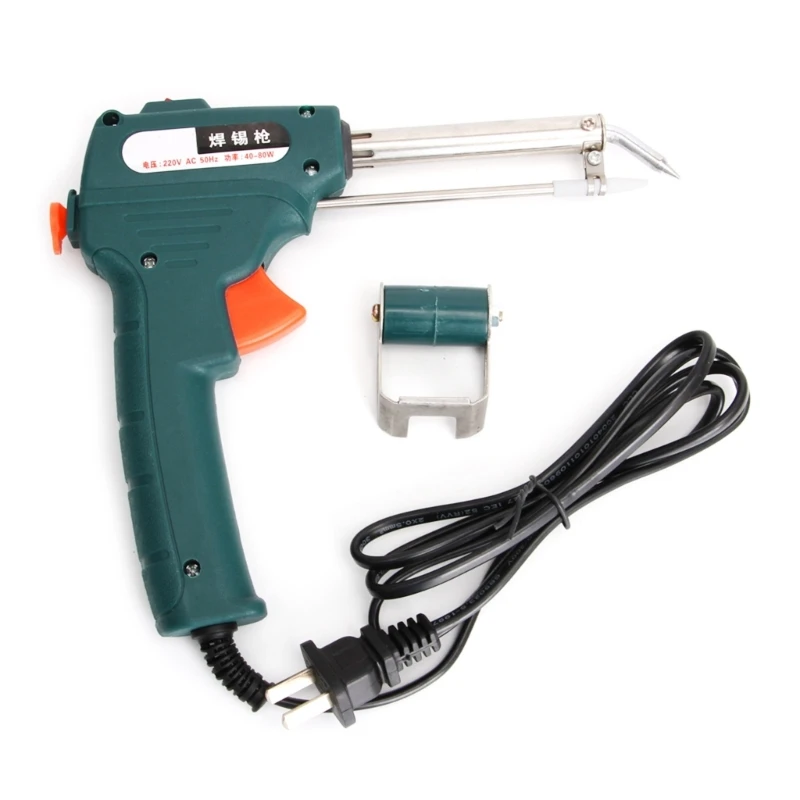

220 В 60 Вт автосварочный электрический паяльник температура пистолет припой набор инструментов H4GE