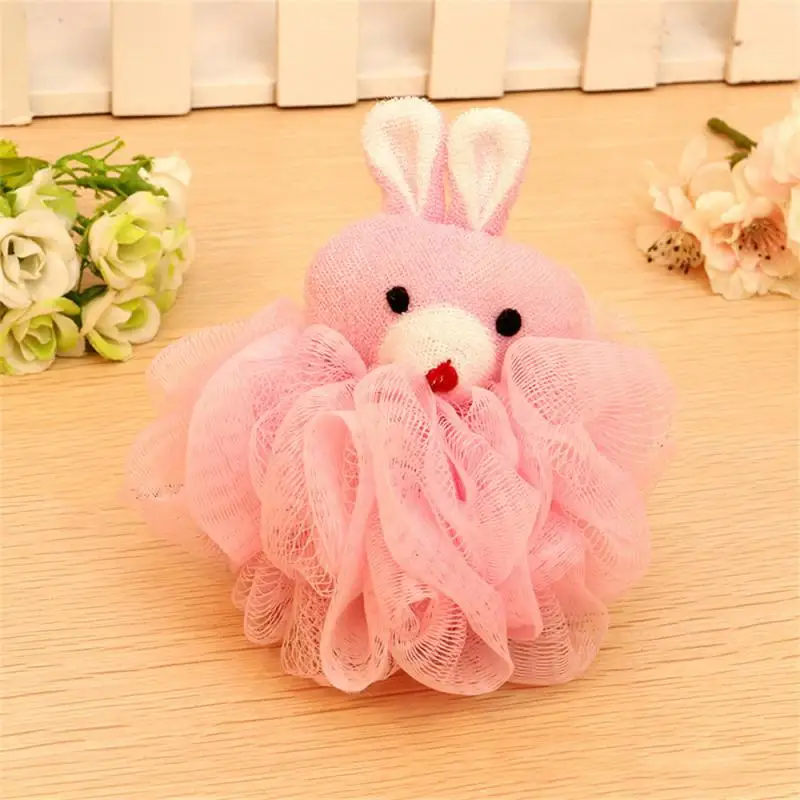Ball-shape Infant Shower Sponge Cotton Rubbing Body Wash Towel born Baby Bath Brush Child Shower Bath Product Care