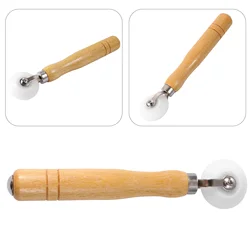 Pressure Wheel Wallpaper Roller Construction Tool Kit Wooden Handle