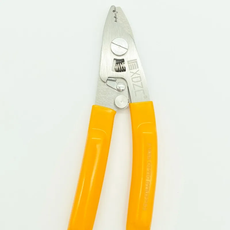 Three Stainless Steel Miller Pliers, Leather Fiber Optic Cable Stripping Pliers, Imported from Japan, Optical Stripping Plier fiber coating stripper guide bar