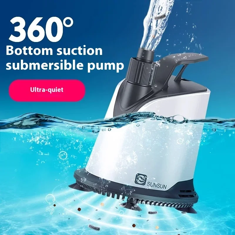 220v Sunsun Variable Frequency Silent Low Water Pump XGP CHL Submersible Pump Fish Pond Rockery Water Circulation water pump aquarium water pump fish tank pump