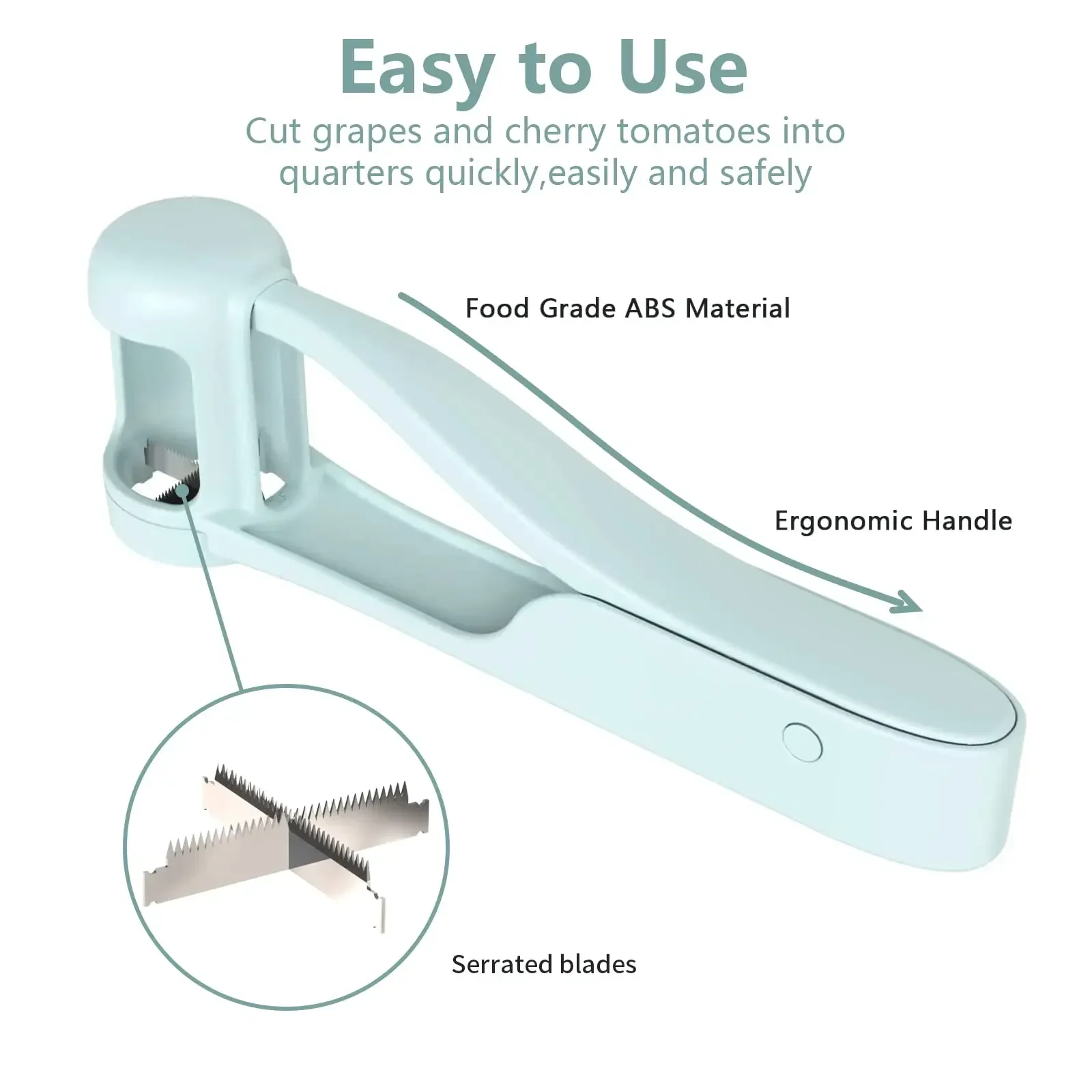 Tomato Slicer Fruit Cutter Grape Tools Salad Divider Children's Handicrafts Kitchen Gadgets Baby Fruit Cutting Gadgets
