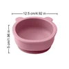1PC Silicone Baby Tableware Suction Dinner Set Eating Training Baby Stuff Cartoon Cute Bear Shape Bowl Toddler Tableware 6