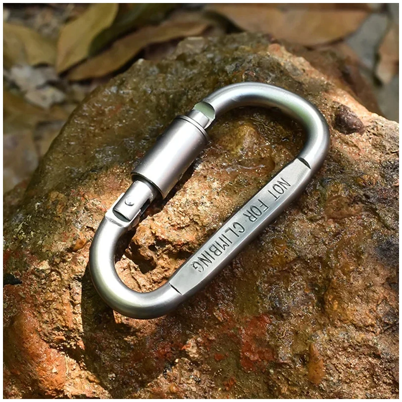 Carabiner Set 4-6PCS For Key Camping Survival EDC Outdoor Keychain Clip Alloy Aluminum Tactical Caribiner Hook Karabiners carabiner clips,carabiner belt clip