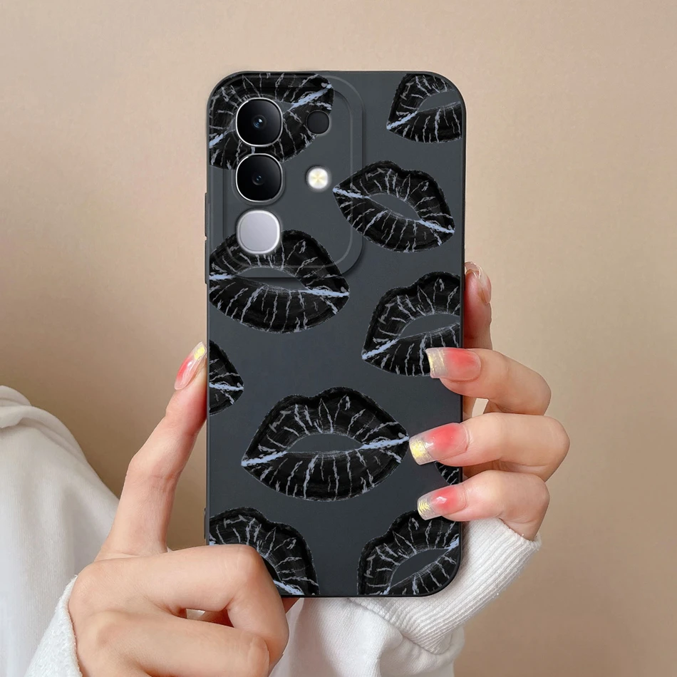 Cute Design Soft Liquid Silicone Shockproof Bumper Phone Case - Full Protection Cover