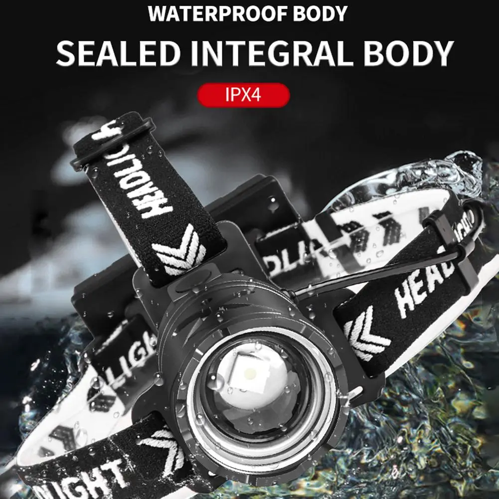 

70 LED Headlamp Rechargeable Super Bright 30W Head Lamp Flashlight 3 Modes Head Lights For Outdoor Camping Fishing Running