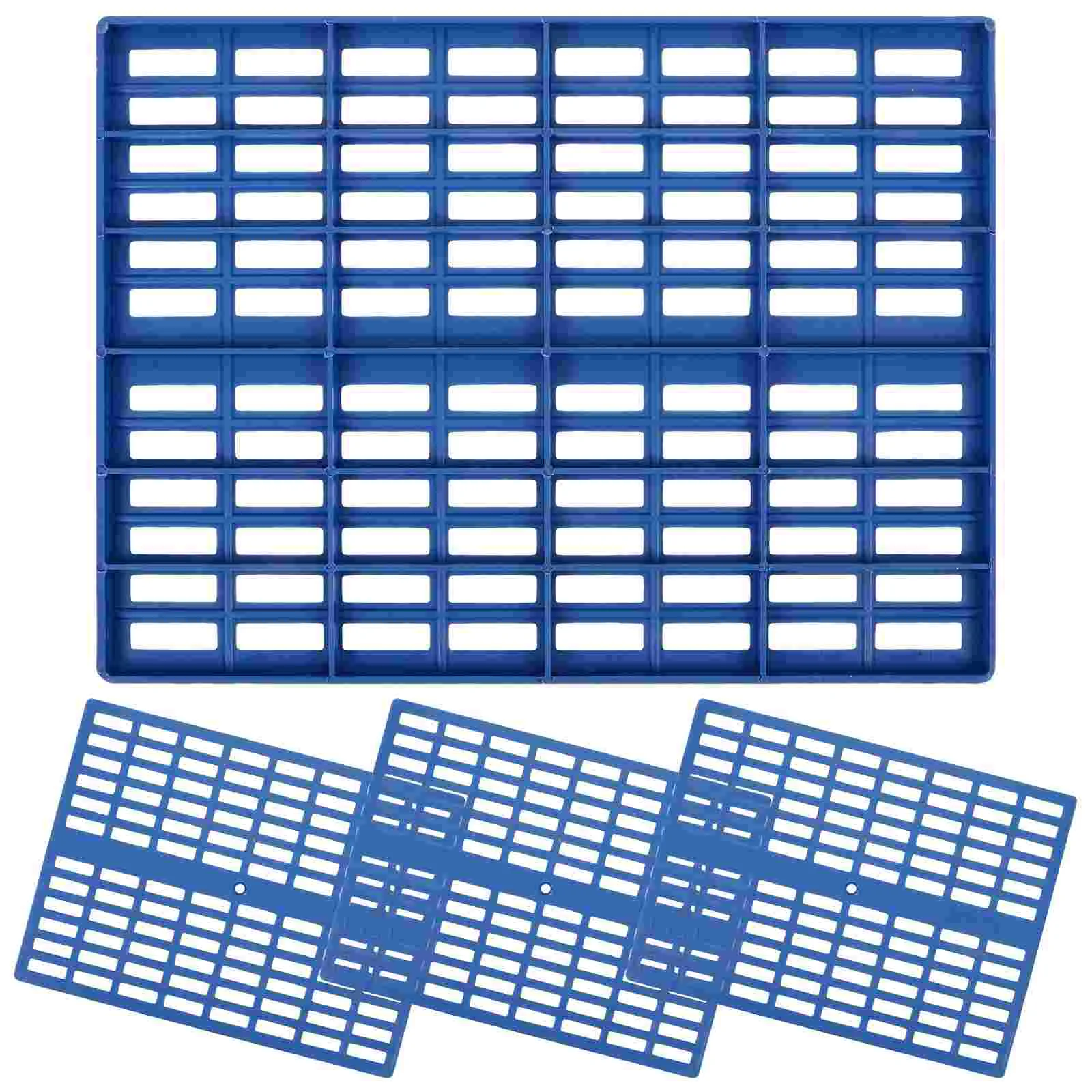 

Rabbit Mats Hamster Accessories Bunny Floor Pet Foot Pads Feet Cage Plastic for Cages Seat Cushion