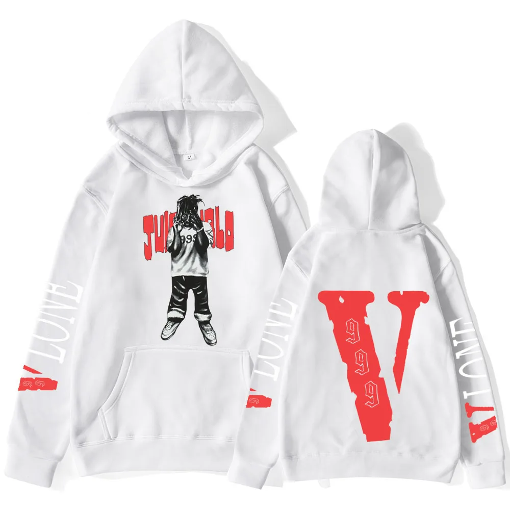 Men's Sweater African Boys Red Big V Printing Loose Street Fashion Sweater Couple Fashion Brand Jacket Hip Hop Hoodies Men