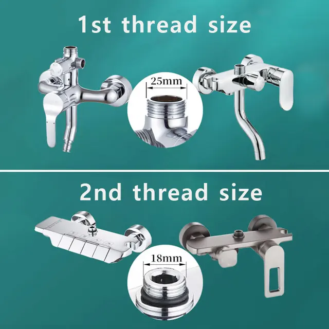 ชุดต่อขยายฝักบัว30ซม. ระบบฝักบัวอ่างอาบน้ำสีดำเทาส่วนต่อขยายแบบกลมชุดก๊อกน้ำฝักบัวหลอดขยายอุปกรณ์ห้องน้ำ สีขาว/สีเทาด้าน/สีเงิน18.11ในตัวขยายฝักบัว 3