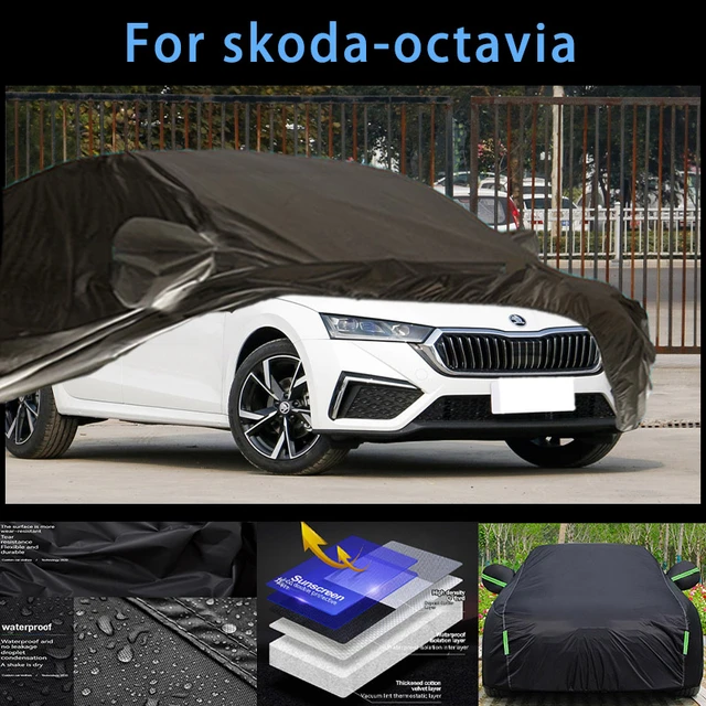 For skoda-octavia-suv Outdoor Protection Full Car Covers Snow Cover  Sunshade Waterproof Dustproof Exterior Car accessories - AliExpress