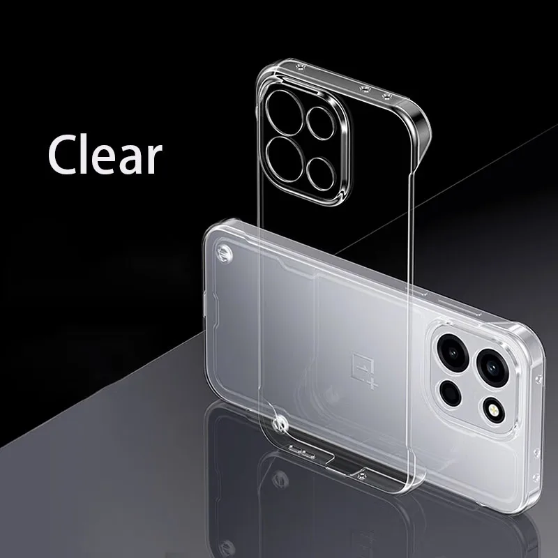 Frameless Slim Matte Hard PC Shockproof Phone Case Cover
