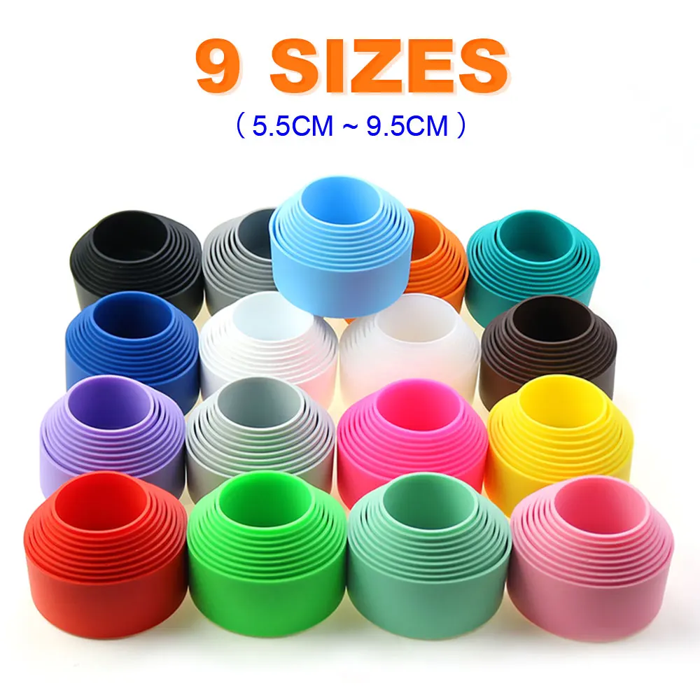 17 Colors 6.0CM Silicone Anti Slip Cup Bottom Cover 60MM Heat Insulation Bottom Cover Bottle Cover Cup Cover Silicone Base