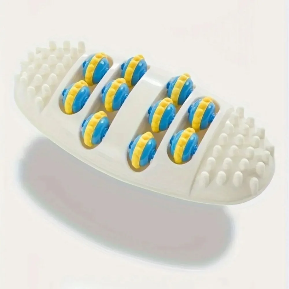 New Multi-Functional Foot Massager with Rolling Wheels for Stimulating Meridians and Foot Reflexology Points