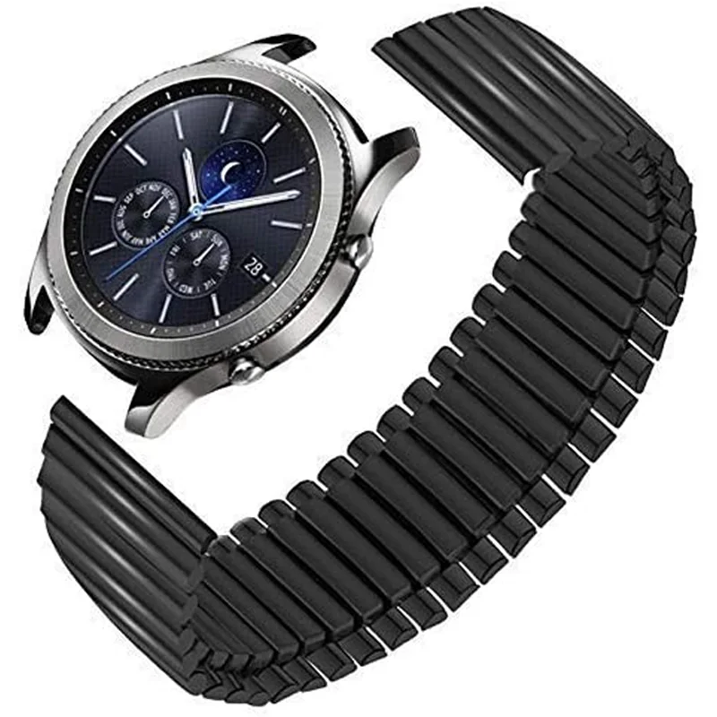 

Elastic metal strap for Samsung Galaxy Watch 46mm/Gear S3 Frontier/Huawei Watch 46mm/Amazfit GTR 47mm for 22mm metal strap