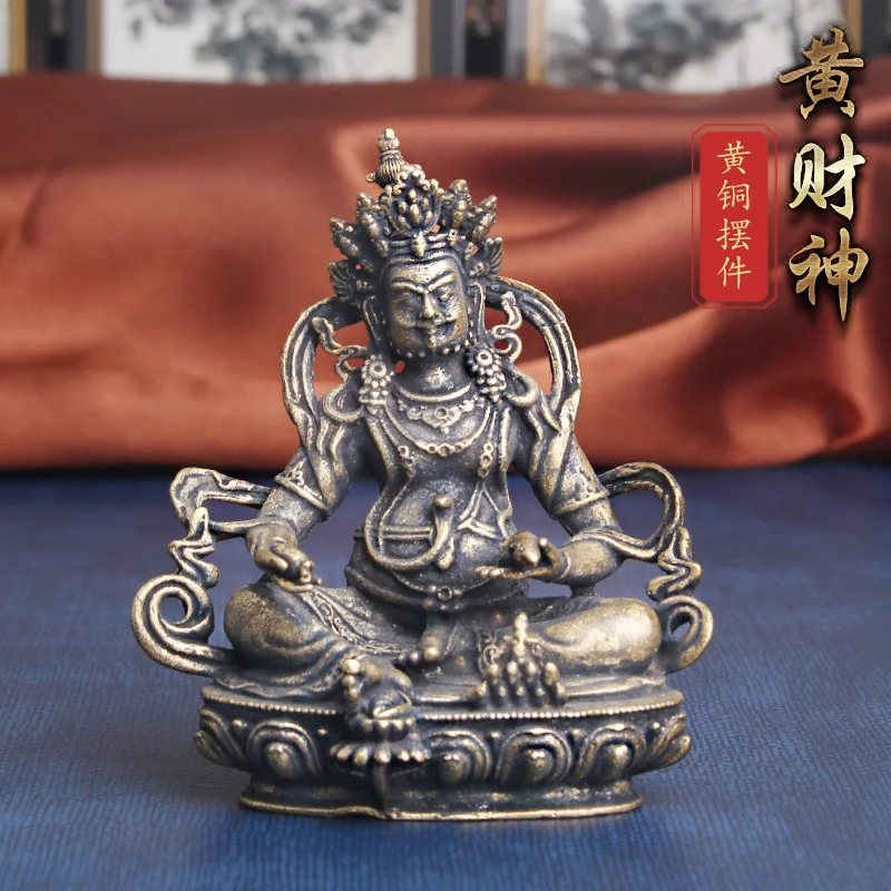 Wholesale Buddha statue temple Pocket buddha Yellow Jambhala fortune