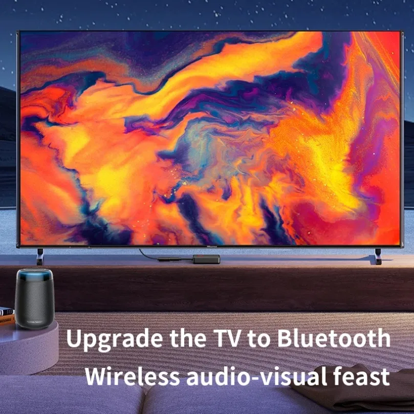 2-In-1 Bluetooth 5.4 Audio Receiver Transmitter Display 3.5mm AUX Wireless Audio Adapter For Car Airplane Speaker TV PC