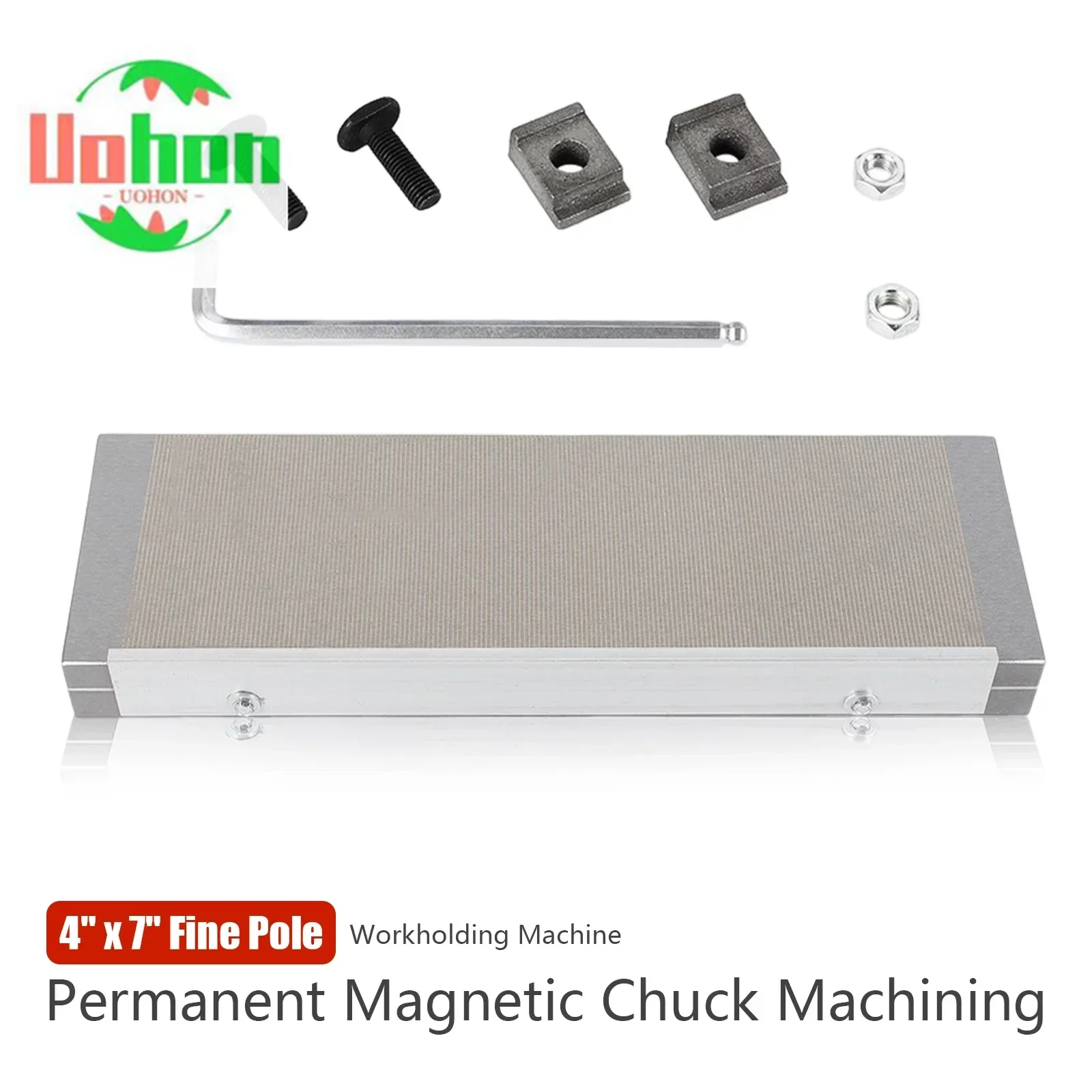 

4" x 7" Fine Pole Permanent Magnetic Chuck Machining Workholding Machine Kits